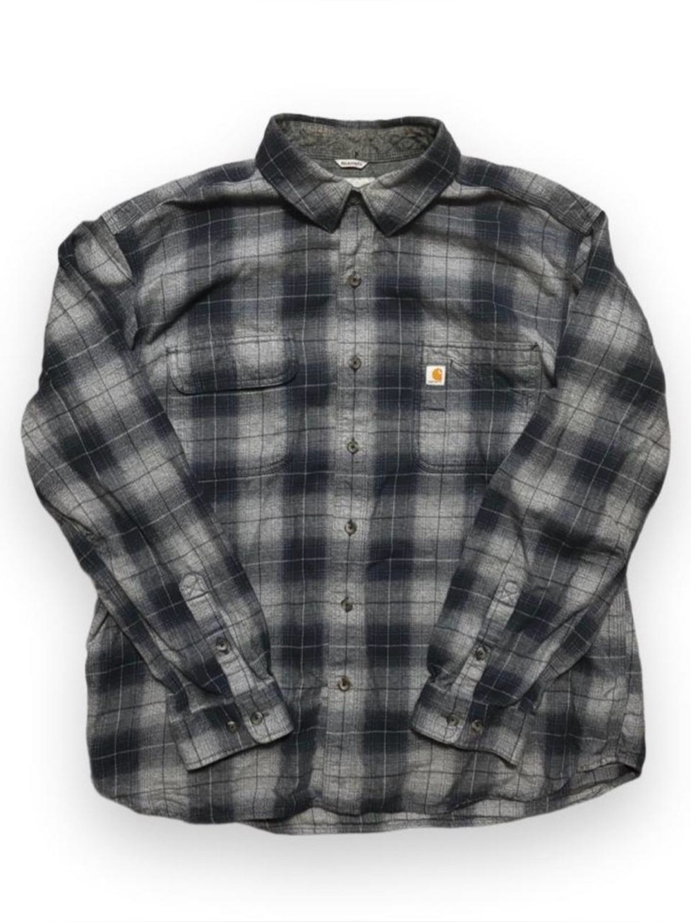 Carhartt Plaid Flannel Shirt in Blie